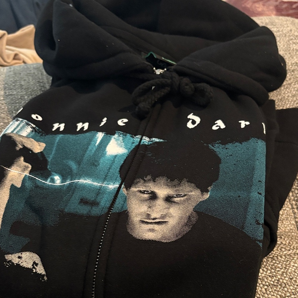 Graveyard  goods zip up Graphic Hoodie medium